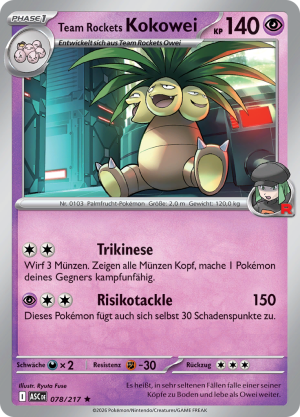 Team Rockets Kokowei-78-Erhabene Helden