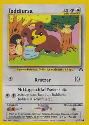 Teddiursa - 65 - Neo Entdeckung