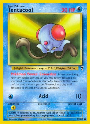 Tentacool - 96 - Legendary Collection|Tentacool - 96/110 - Revers Holo - Legendary Collection