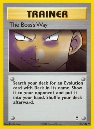 The Boss’s Way - 105 - Legendary Collection|The Boss’s Way - 105/110 - Revers Holo - Legendary Collection