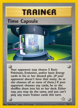 Time Capsule - Neo Genesis - Unlimited|Time Capsule - Neo Genesis - First Edition