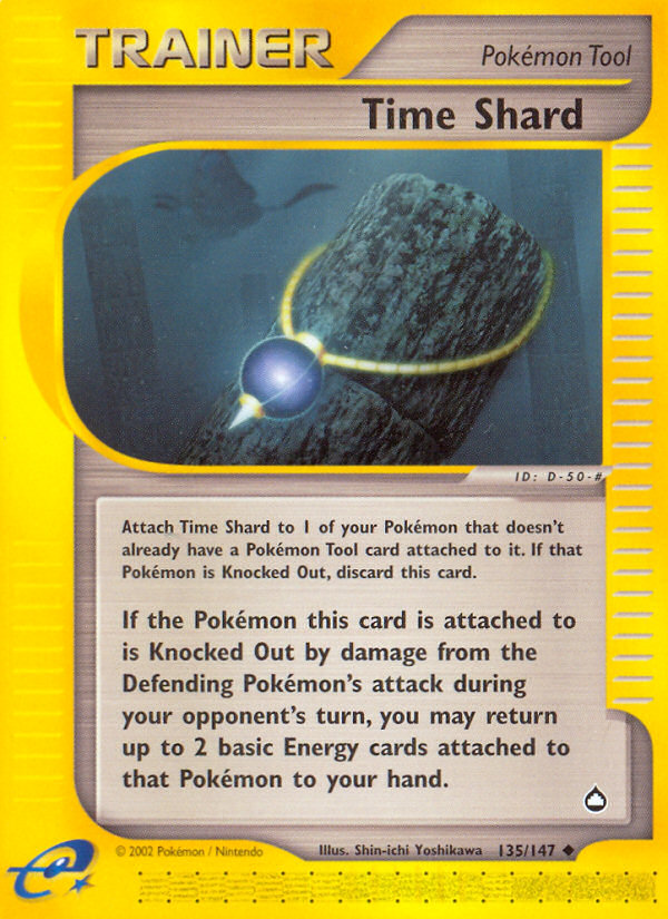 Time Shard - 135/147 - Aquapolis|Time Shard - 135/147 - Reverse holo - Aquapolis