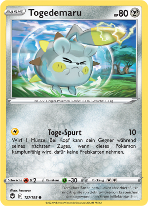 Togedemaru - 127 - Silberne Sturmwinde