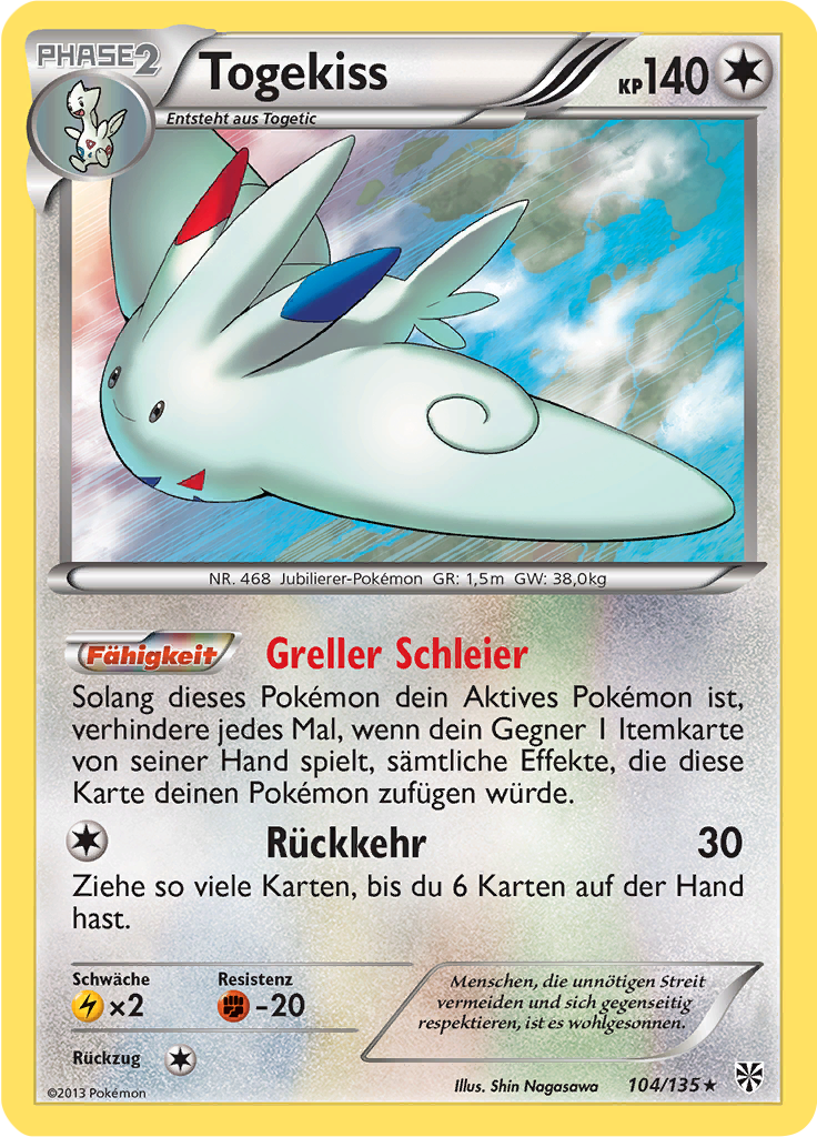 Togekiss - 104 - Plasma-Sturm