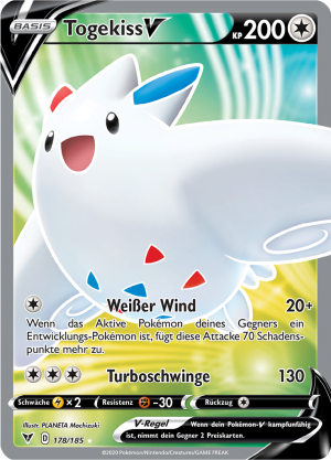Togekiss V - 178 - Farbenschock