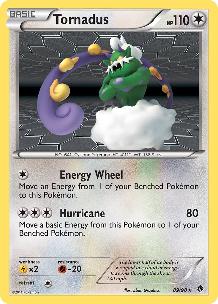 Tornadus - 89 - Emerging Powers|Tornadus - 89 - reverse holo - Emerging Powers