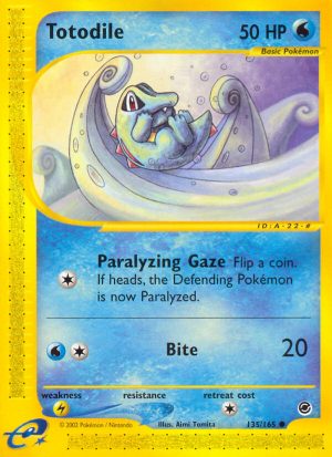Totodile - Expedition Base set|Totodile - Expedition Base set - Reverse Holo