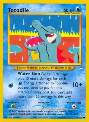 Totodile - Neo Destiny - Unlimited|Totodile - Neo Destiny - First Edition