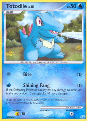 Totodile - 8/12 - DP Trainer Kit Manaphy