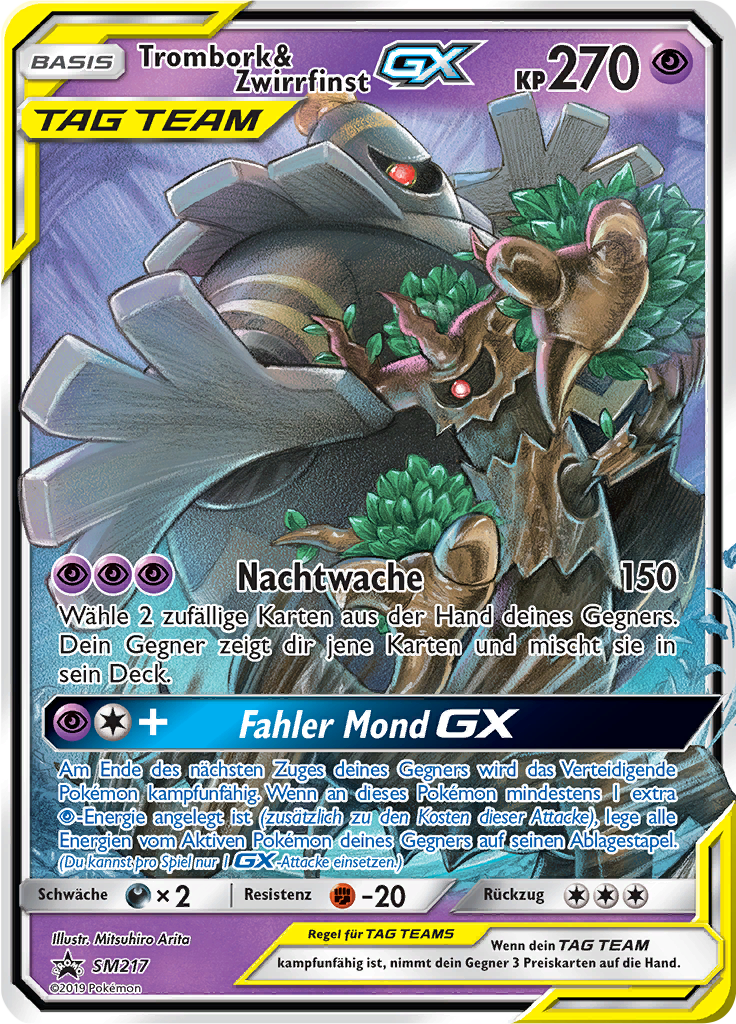 Trombork & Zwirrfinst-GX - SM217 - Sun & Moon Promos