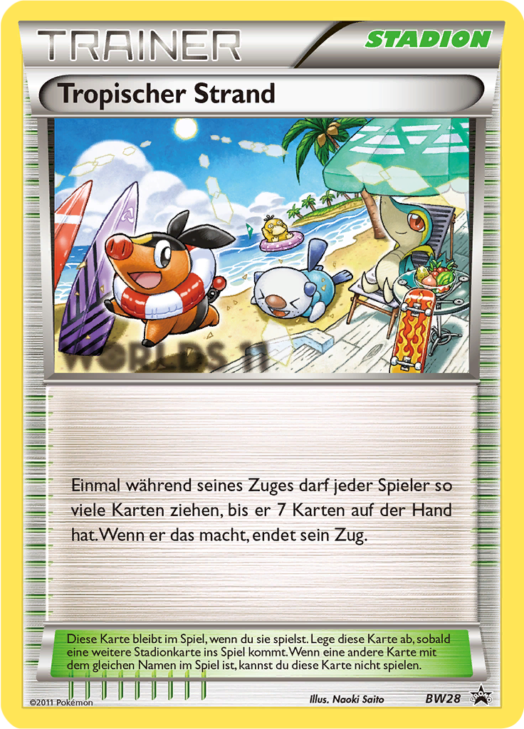 Tropischer Strand - BW28 - Black & White Promos