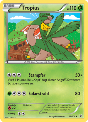 Tropius - 12 - Drachenleuchten