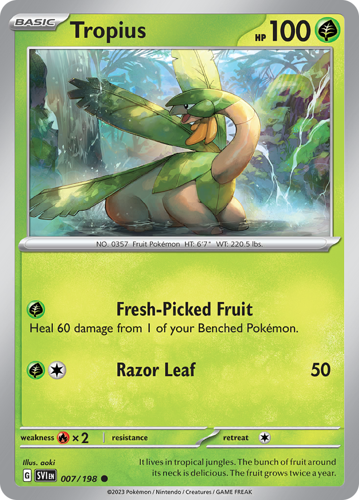 Tropius - #0357 -  Pokédex