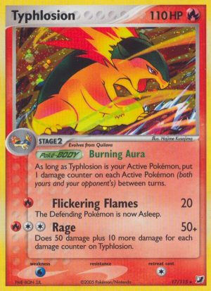 Typhlosion - 17 - Unseen Forces|Typhlosion - 17 - non-holo - Unseen Forces