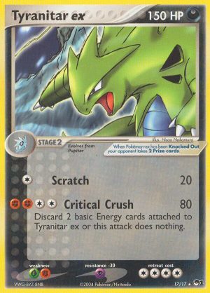 Tyranitar ex - 17 - POP Series 1|Tyranitar ex - 17 - holo - POP Series 1