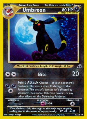 Umbreon - Neo Discovery - Unlimited|Umbreon - Neo Discovery - First Edition