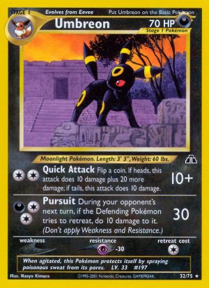 Umbreon - Neo Discovery - Unlimited|Umbreon - Neo Discovery - First Edition