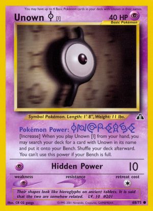 Unown [I] - Neo Discovery - Unlimited|Unown [I] - Neo Discovery - First Edition