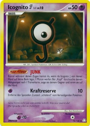 Unown J - 76 - Erwachte Legenden