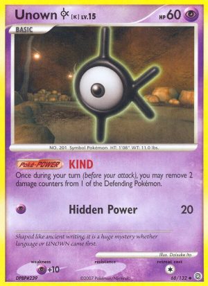 Unown K - 68 - Secret Wonders