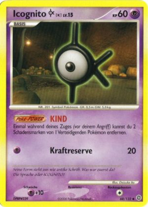 Unown K - 68 - Ratselhafte Wunder