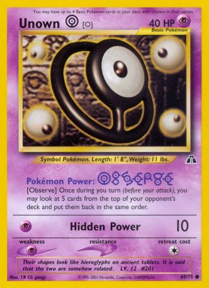 Unown [O] - Neo Discovery - Unlimited|Unown [O] - Neo Discovery - First Edition