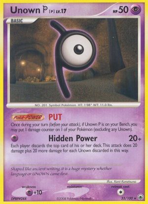 Unown P - 33 - Majestic Dawn