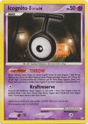Unown T - 67 - Geheimnisvolle Schatze