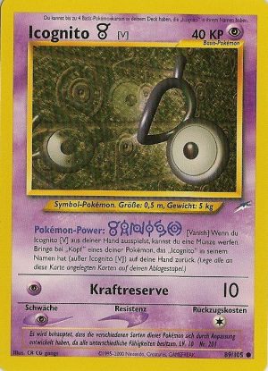 Unown [V] - 89 - Neo Destiny