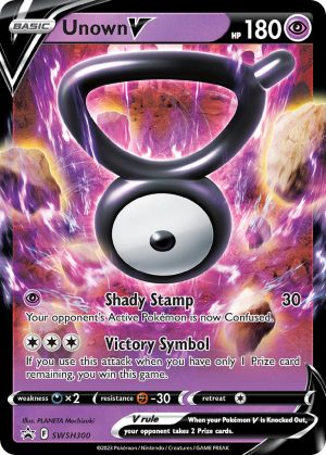 Unown V-SWSH300-Sword & Shield Promos