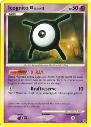 Unown X - 71 - Ratselhafte Wunder