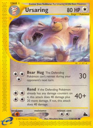 Ursaring - 110/144 - Skyridge|Ursaring - 110/144 - Reverse holo - Skyridge