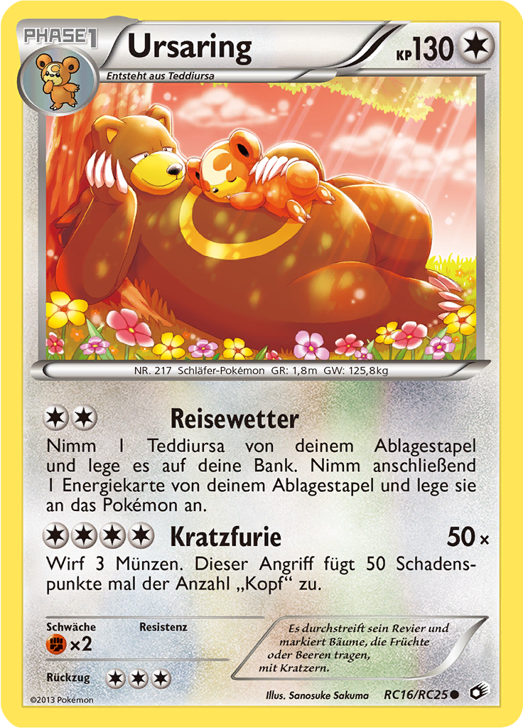 Ursaring - RC16 - Legendäre Schätze