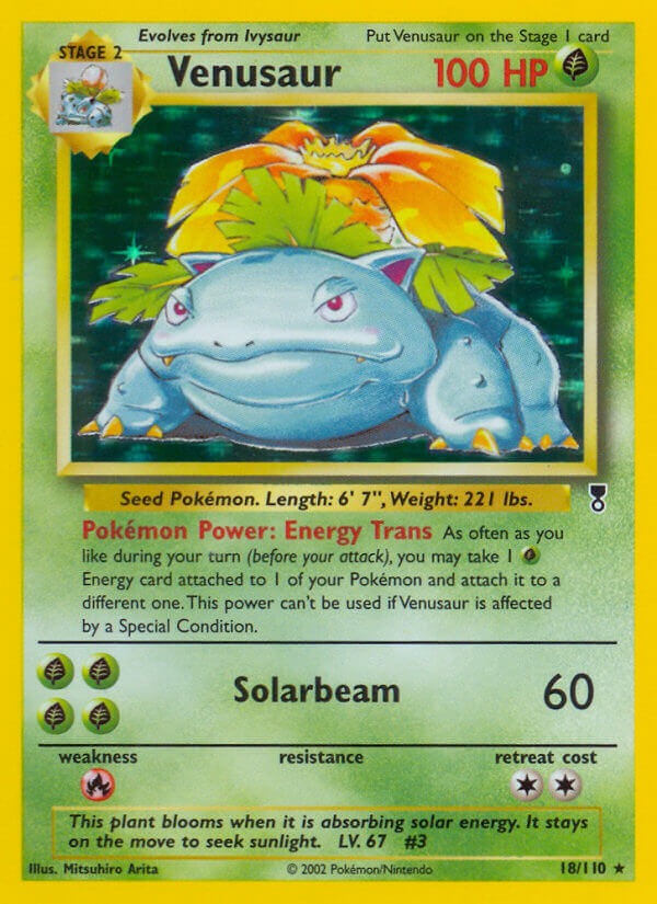 Venusaur - 18 - Legendary Collection|Venusaur - 18/110 - Revers Holo - Legendary Collection