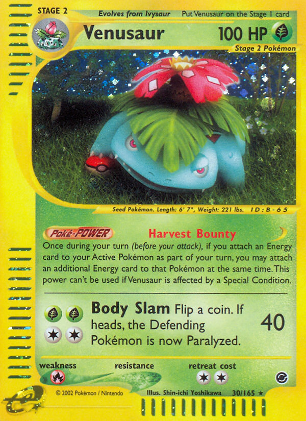 Venusaur - Expedition Base set|Venusaur - Expedition Base set - Reverse Holo