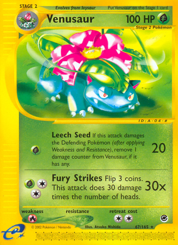 Venusaur - Expedition Base set|Venusaur - Expedition Base set - Reverse Holo