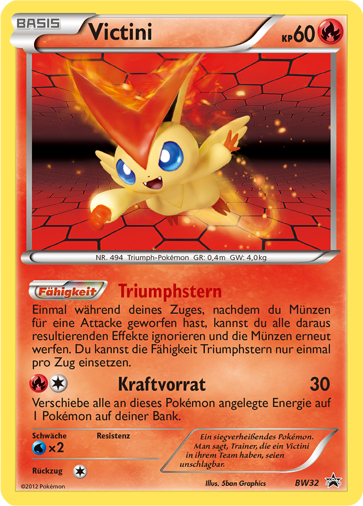 Victini - BW32 - Black & White Promos