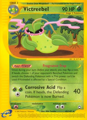 Victreebel - 42/147 - Aquapolis|Victreebel - 42/147 - Reverse holo - Aquapolis