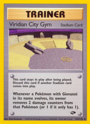 Viridian City Gym Gym Challenge Unlimited|Viridian City Gym Gym Challenge First Edition