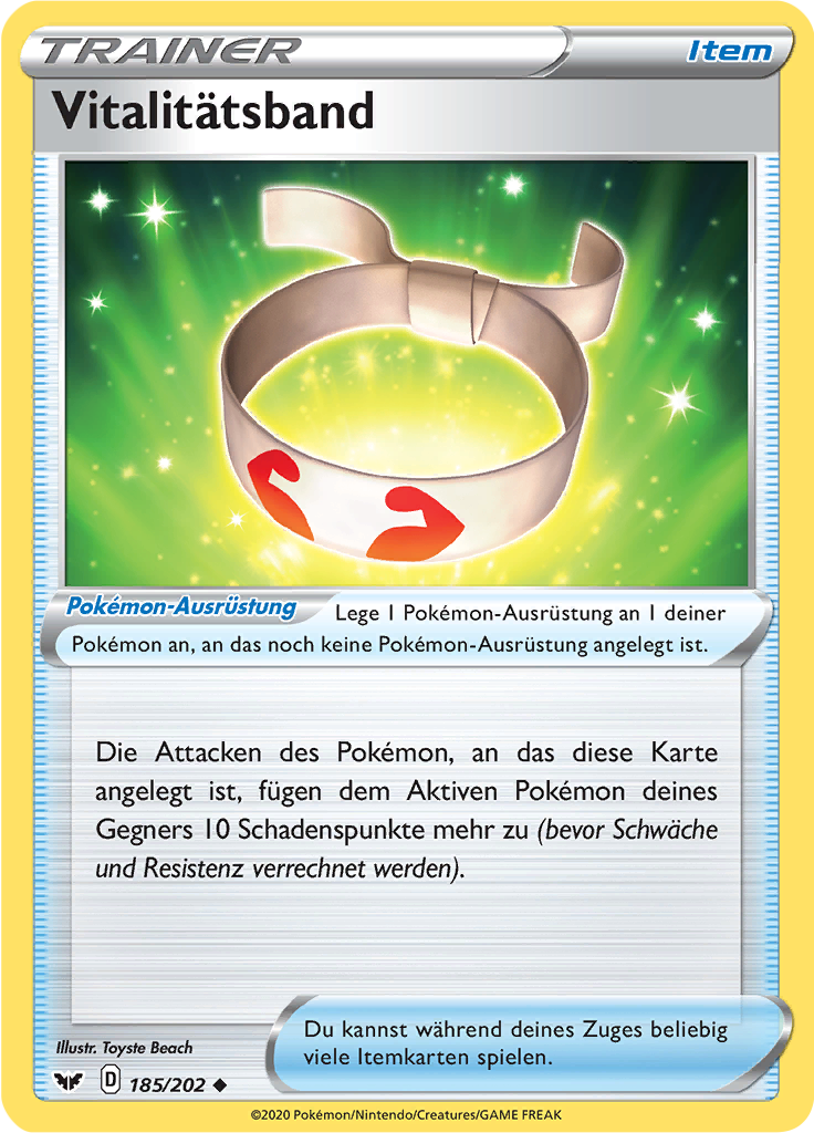 Vitalitätsband - 185 - Schwert & Schild