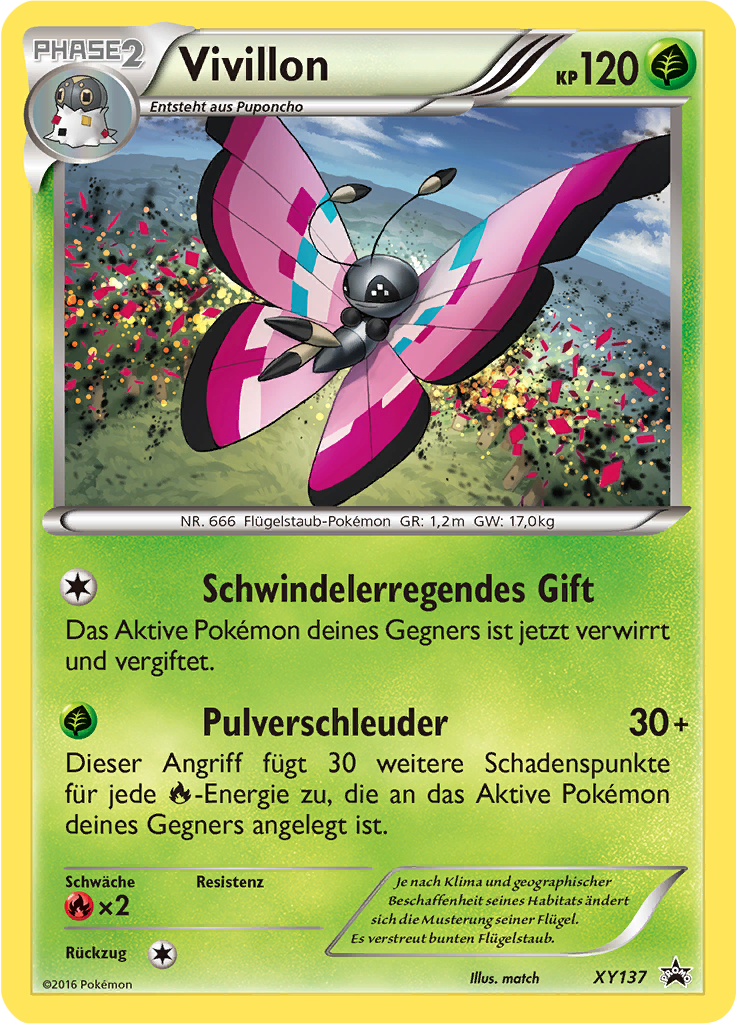 Vivillon - XY137 - XY Promos