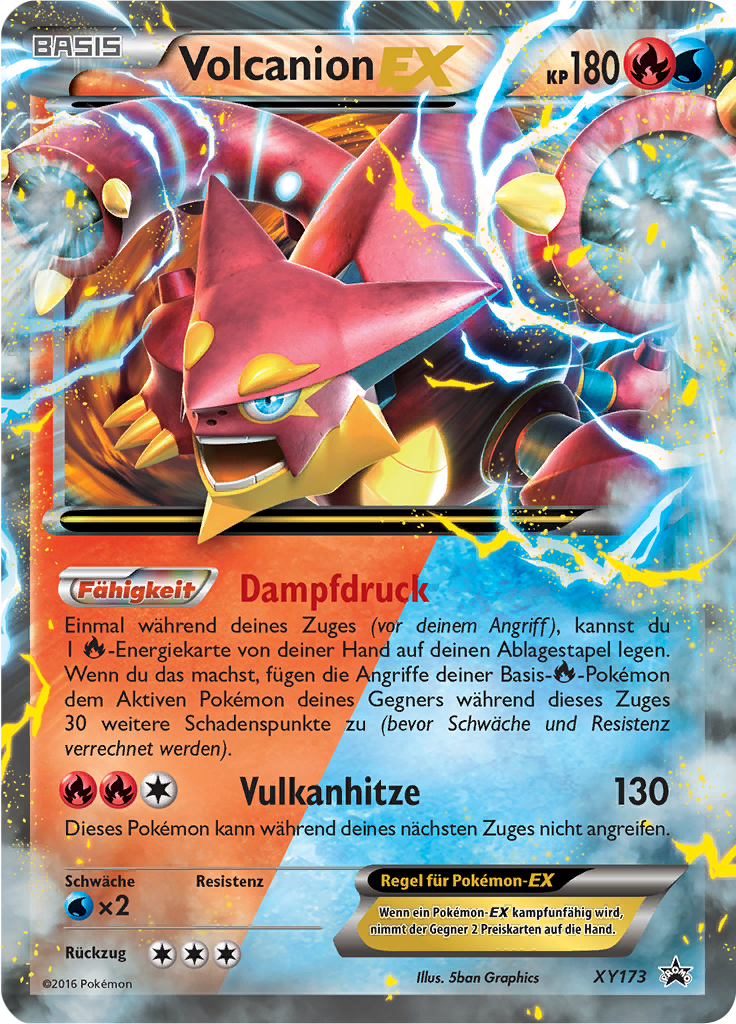 Volcanion-EX - XY173 - XY Promos