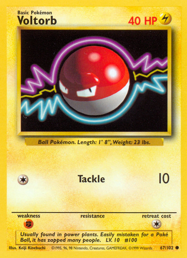 Voltorb 67/102 Wert, Bild, Künstler & Seltenheit Pokemonkarte.de
