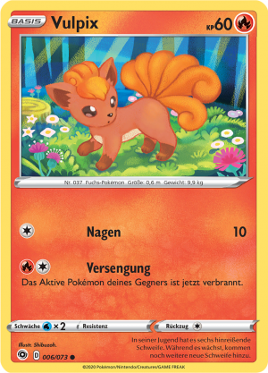 Vulpix - 6 - Weg des Champs