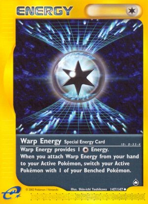 Warp Energy - 147/147 - Aquapolis|Warp Energy - 147/147 - Reverse holo - Aquapolis