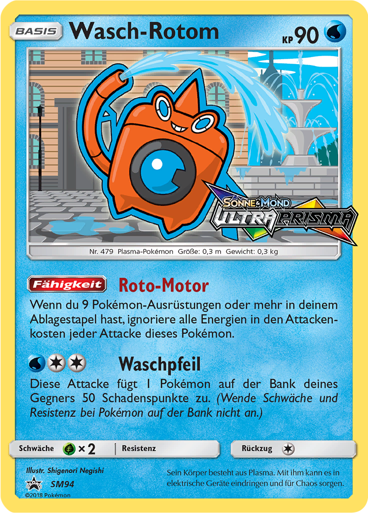 Wasch-Rotom - SM94 - Sun & Moon Promos