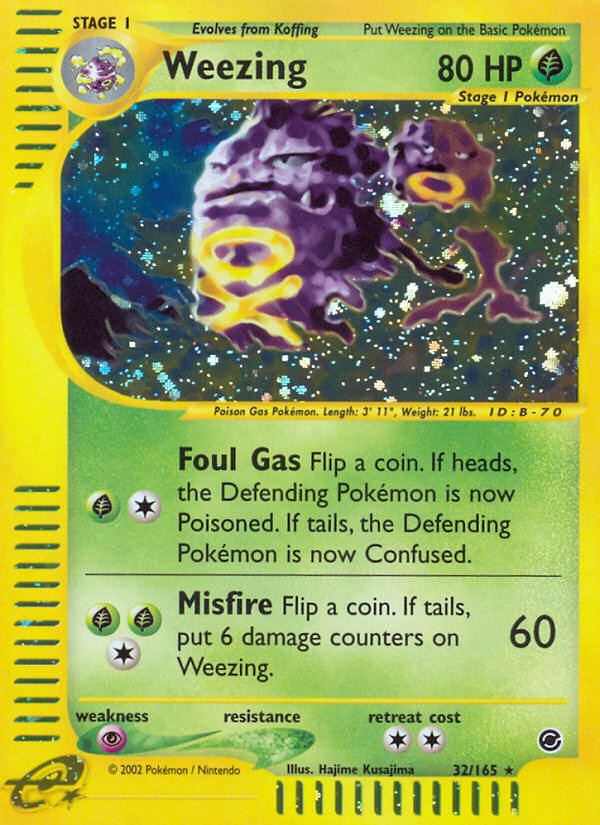 Weezing - Expedition Base set|Weezing - Expedition Base set - Reverse Holo