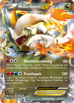 Weißes Kyurem-EX - 101 - Legendäre Schätze
