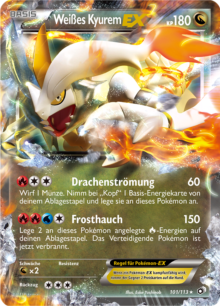 Weißes Kyurem-EX - 101 - Legendäre Schätze