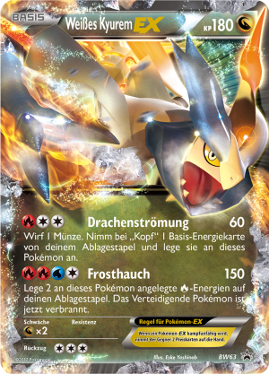 Weißes Kyurem-EX - BW63 - Black & White Promos